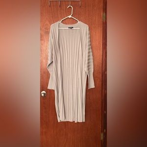 Express, gray, batwing sleeves, 60% polyester, 40% viscose, long cardigan